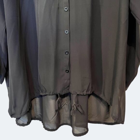 Torrid Chiffon Shirt Kimono (2/2X) - Picture 9 of 13